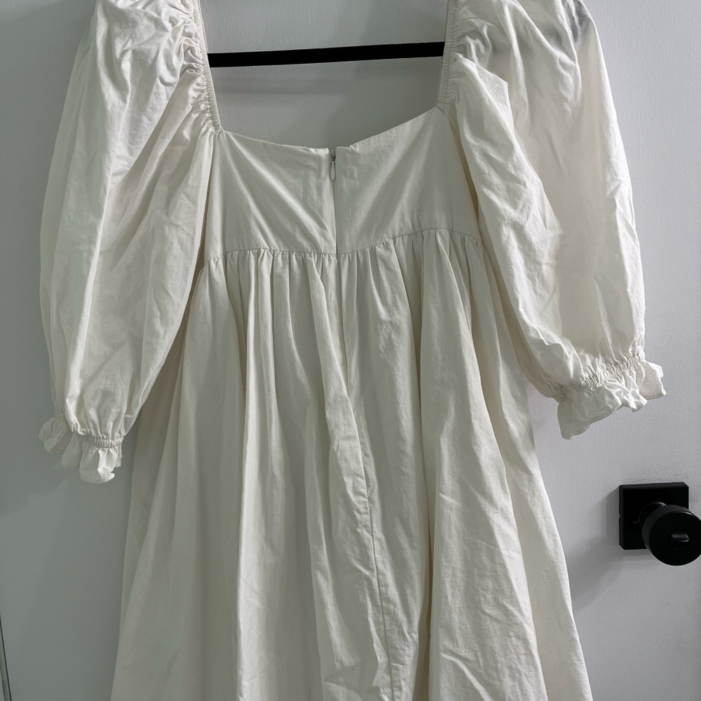 Storia Bow Dress - White - Size Small - Picture 2 of 3